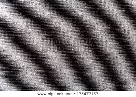 Macro photo of grey textile as background or texture.
