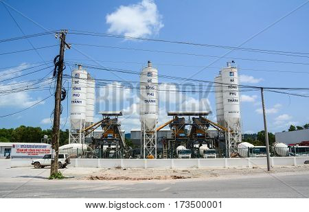 Cement Factory At Phu Quoc Island, Vietnam