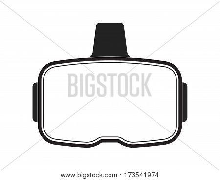 VR headset with blank visor for custom modifications