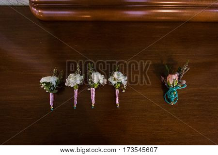 Wedding flowers and beautiful shoes decoration beauty wedding bride