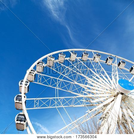 In South Africa Close Up Of The Blur Ferris Weel
