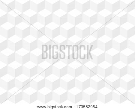 White texture box shape wall seamless pattern