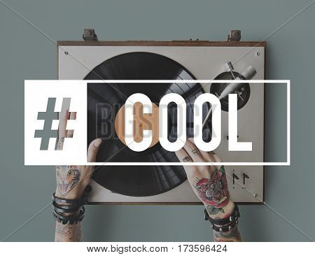 Hashtag Awesome Fabulous Cool Word