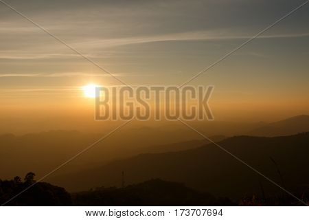 Beautiful Color At Sunset