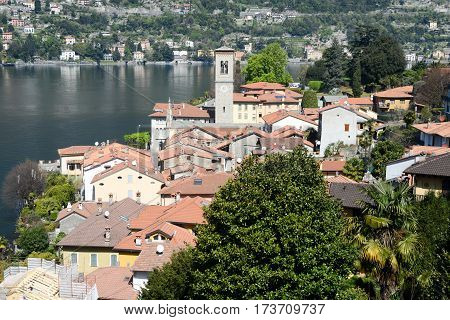 The Village Of Torno On Lake Como