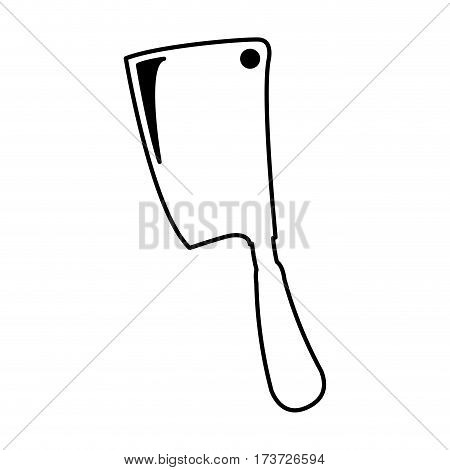ax kitchen cutlery isolated icon vector illustration design