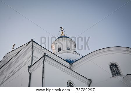 Synkovichi BELARUS - February 26 2017. Zhyrovichy Monastery Orthodoxy the historic monument