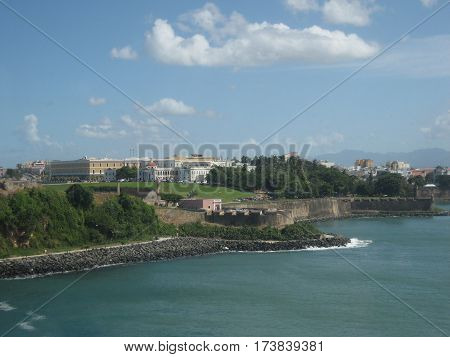 Castillo or Fuerte de San Felipe del Morro was a citadel built in the 1500's in Puerto Rico and named after king Phillip of Spain