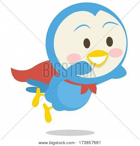 Super dove character vector art collection stock