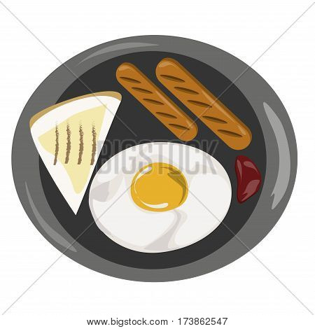 breakfast , fried egg , coffee icon set