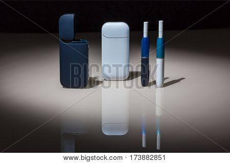 New technology of electronic cigarettes system of heating of tobacco of IQOS