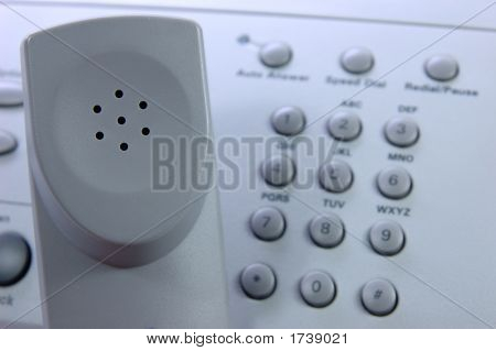 Telefon cső és a numerikus billentyűzeten