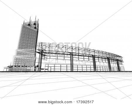 L'immagine grafica della costruzione di