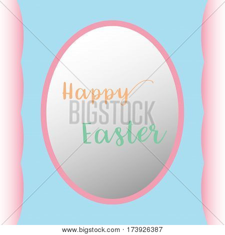 flat eggs happy easter background,vector Illustration EPS10