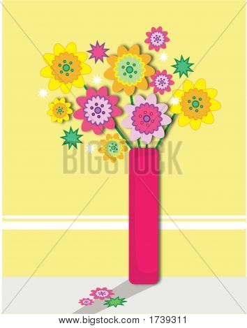 Fiori e vaso