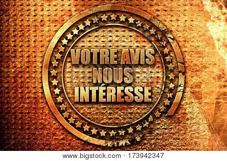 French text 