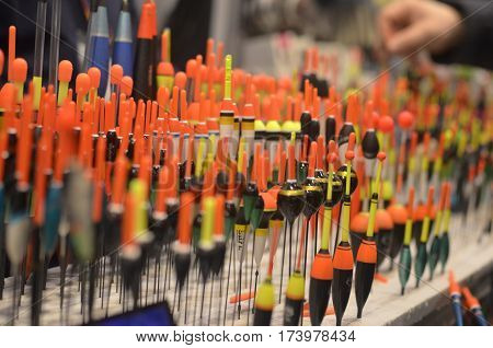 a set of floats for fishing rods