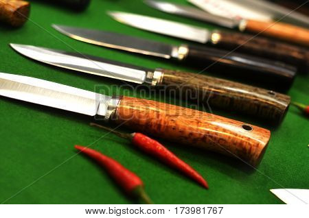 rare hunting knives, knives made of steel