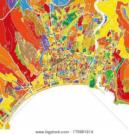 Nice Colorful Vector Map
