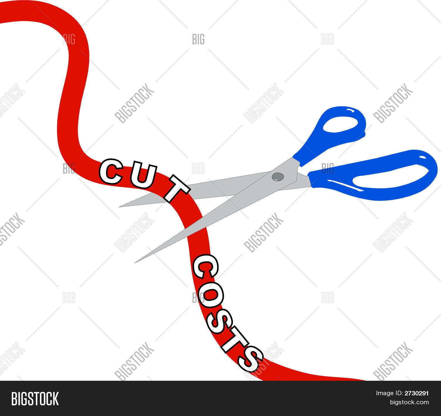 Scissors Cutting Costs Image & Photo (Free Trial) Bigstock