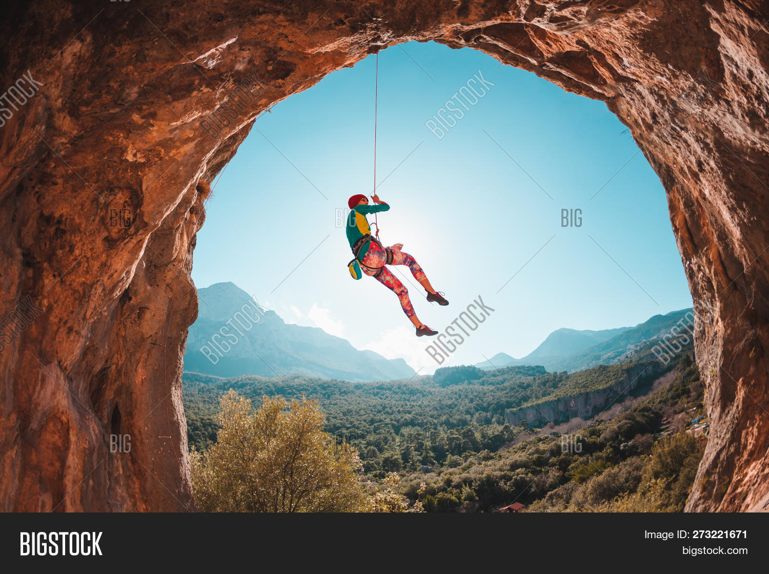 Climber Hanging On Image & Photo (Free Trial) Bigstock