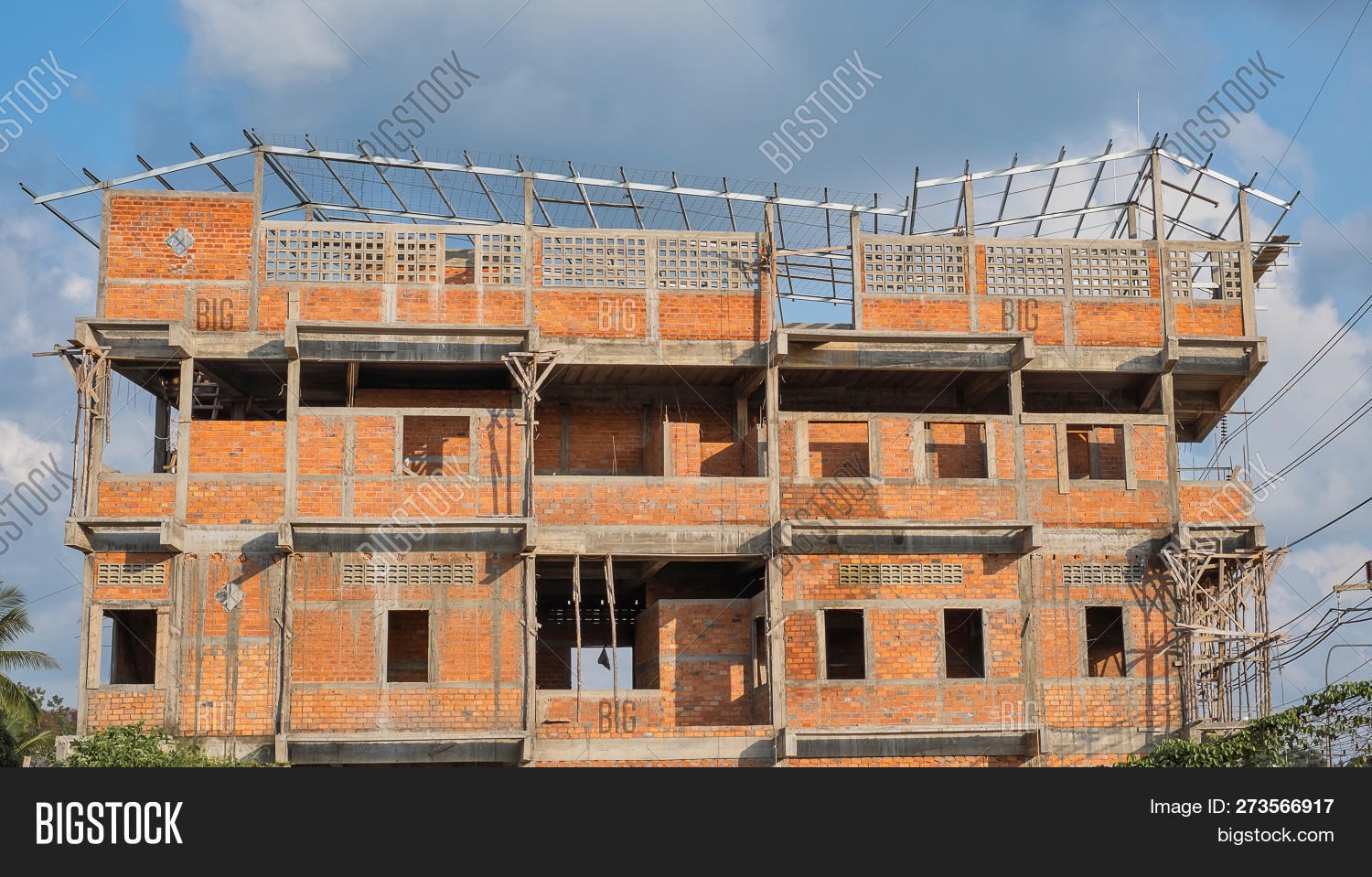 Three Storey Houses Image Photo Free Trial Bigstock