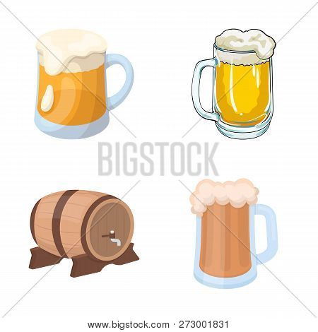 Isolated Object Of Minimal And Pint Icon. Set Of Minimal And Craft Stock Vector Illustration.