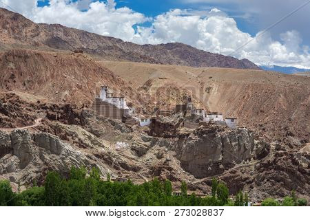 Basgo Gompa is an ancient fortress and Buddhist Monastery in Bazgo valley in Leh district, Ladakh, Jammu and Kashmir, Northern India.