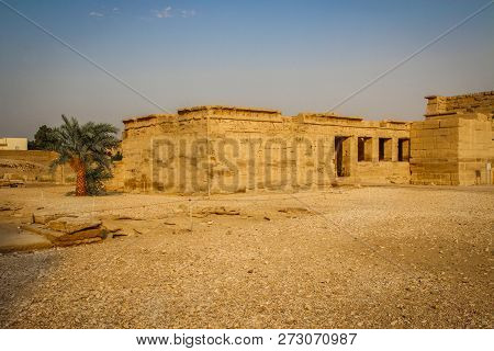 Beautiful Ancient Temple Of Medina-habu. Egypt, Luxor.