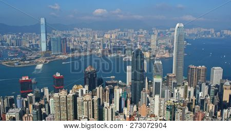 Victoria Peak, Hong Kong, 07 November 2018:- Hong Kong city