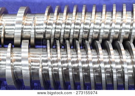 Screw Press Parts For Plastic Injection Machine ; Selective Focus