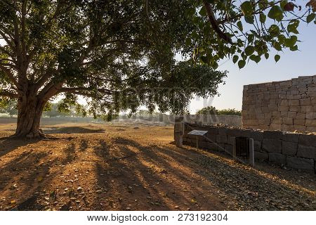 Ancient Civilization In Hampi.