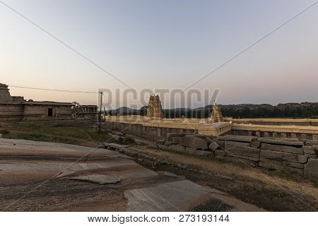 Ancient Civilization In Hampi.