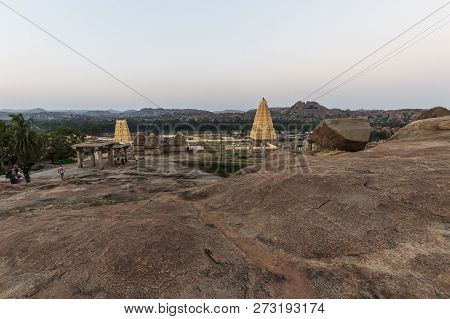 Ancient Civilization In Hampi.