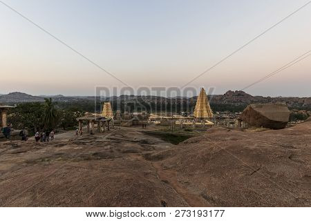 Ancient Civilization In Hampi.