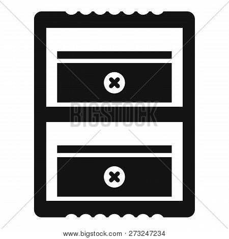 Double Sharpener Icon. Simple Illustration Of Double Sharpener Vector Icon For Web Design Isolated O