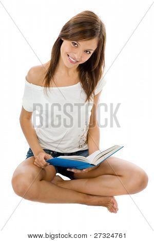 Giovane bella studentessa