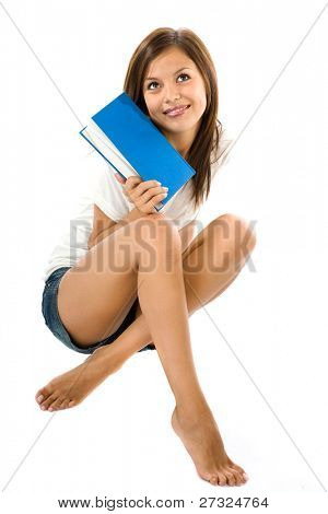 Giovane bella studentessa