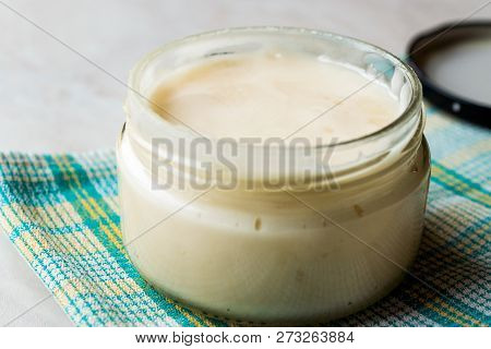 Mastic Gum Paste Pudding Custard In Jar