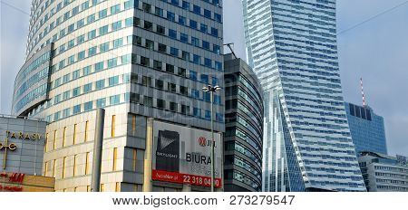 Warsaw, Poland -february14,2016: Luxury Residential Project In Warsaw. Development Of Construction I