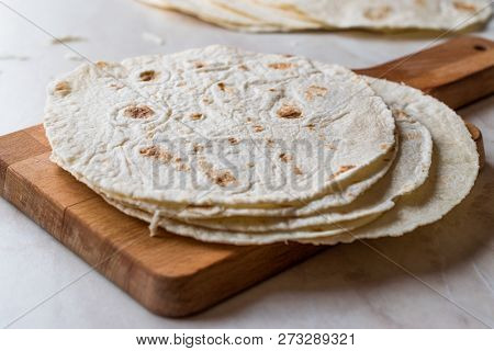 Homemade Mexican Tortillas For Tostada