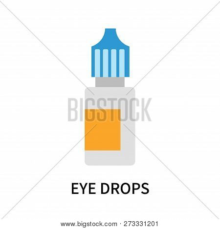 Eye Drops Icon Isolated On White Background. Eye Drops Icon Simple Sign. Eye Drops Icon Trendy And M