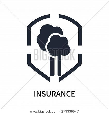 Insurance Icon Isolated On White Background. Insurance Icon Simple Sign. Insurance Icon Trendy And M