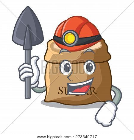 Miner Sugar That Burlap Sack On Mascot