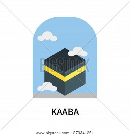 Kaaba Icon Isolated On White Background. Kaaba Icon Simple Sign. Kaaba Icon Trendy And Modern Symbol