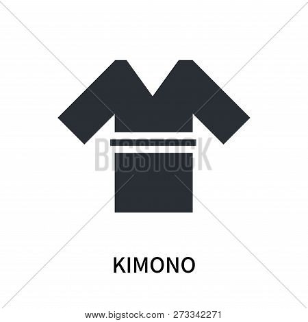 Kimono Icon Isolated On White Background. Kimono Icon Simple Sign. Kimono Icon Trendy And Modern Sym
