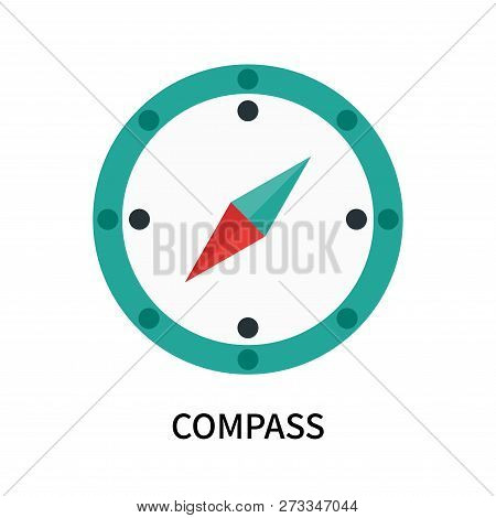 Compass Icon Isolated On White Background. Compass Icon Simple Sign. Compass Icon Trendy And Modern 
