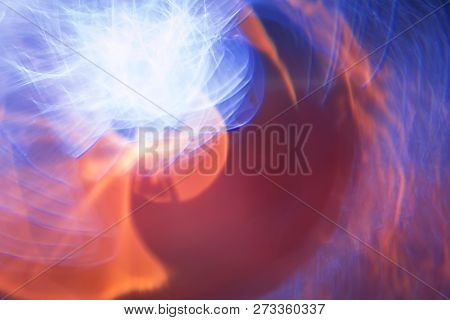 Abstract Defocused And Blurred Lights As A Background