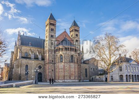 Saint Servatius Church At The Vrijthof In Maastricht, Netherlands