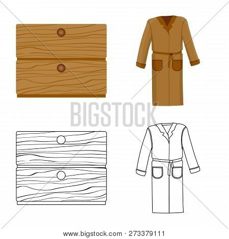 Vector Design Of Dreams And Night Logo. Set Of Dreams And Bedroom Vector Icon For Stock.